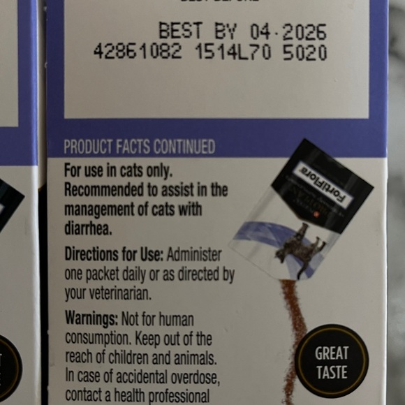 Purina Pro Plan FortiFlora Feline 30 Sachets x 3 Boxes - Picture 6 of 6